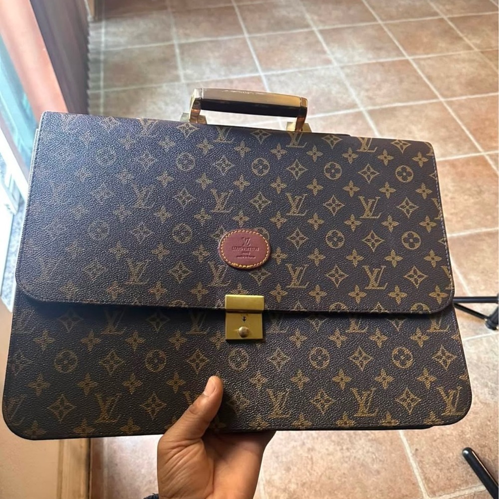 Louis Vuitton Brown Monogram Business Briefcase